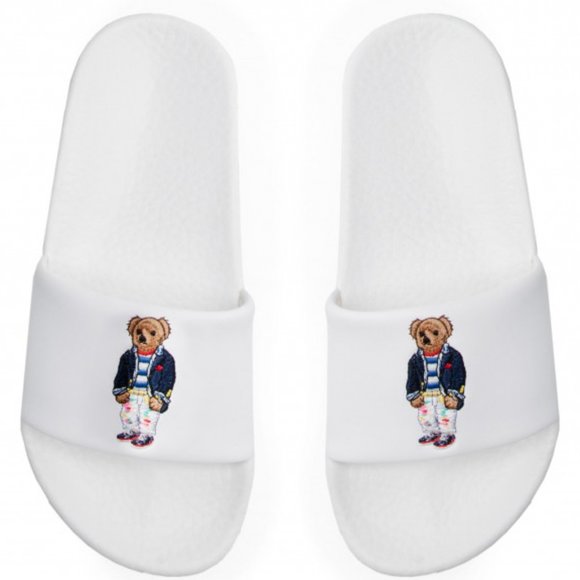 Polo Bear Pool Slides Sandals 